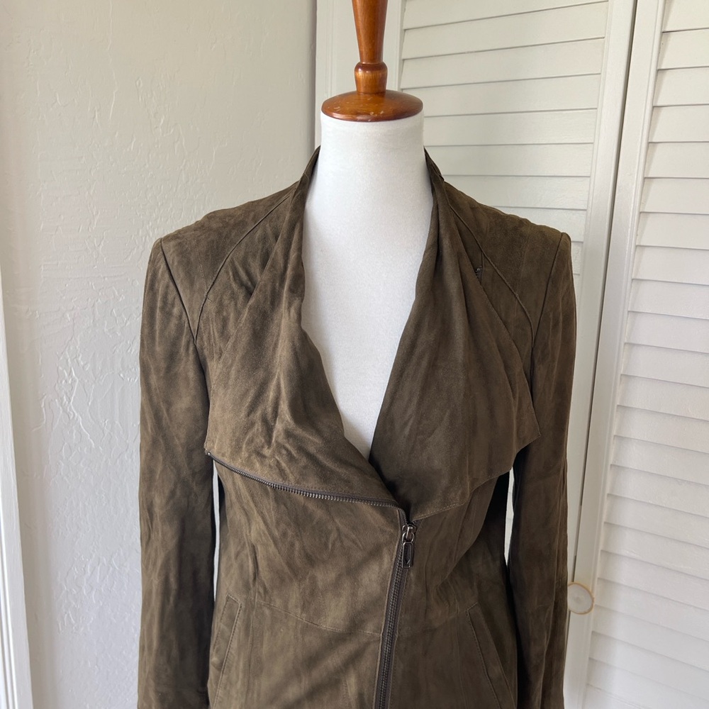 Vince Suede Moto Jacket